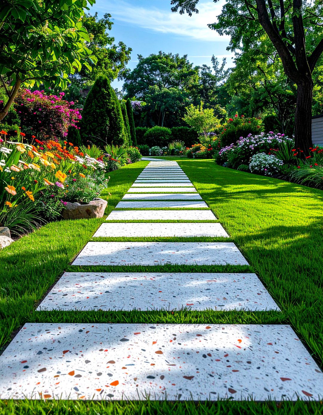 Terrazzo outdoor pavers - 30 terrazzo decor ideas