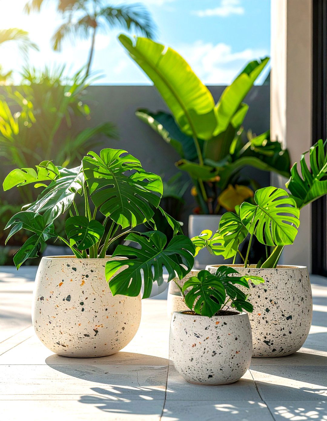 Terrazzo plant pots - 30 terrazzo decor ideas