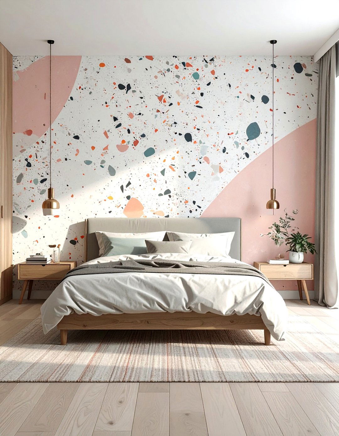 Terrazzo wallpaper mural - 30 terrazzo decor ideas