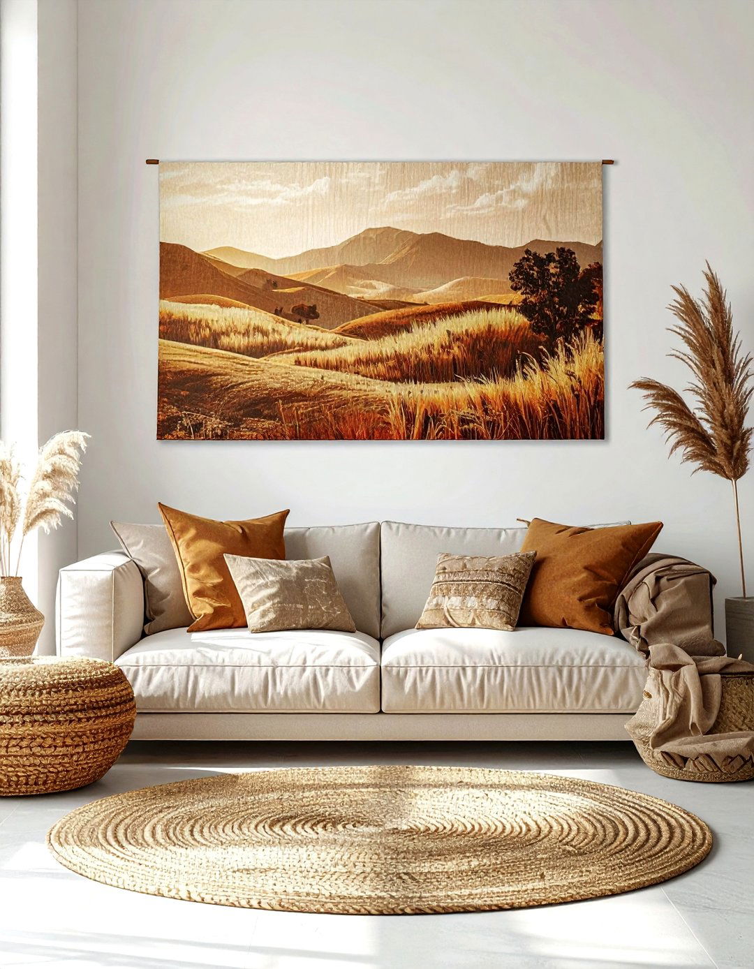 Textile Wall Tapestry - 30 wall decor ideas