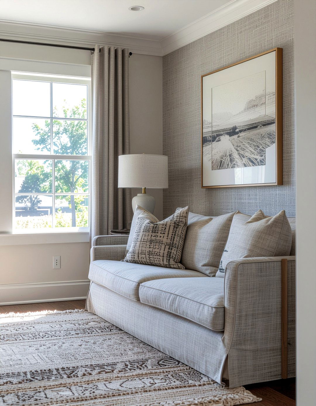 Textured Accent Wallpaper - 30 dining room must-haves