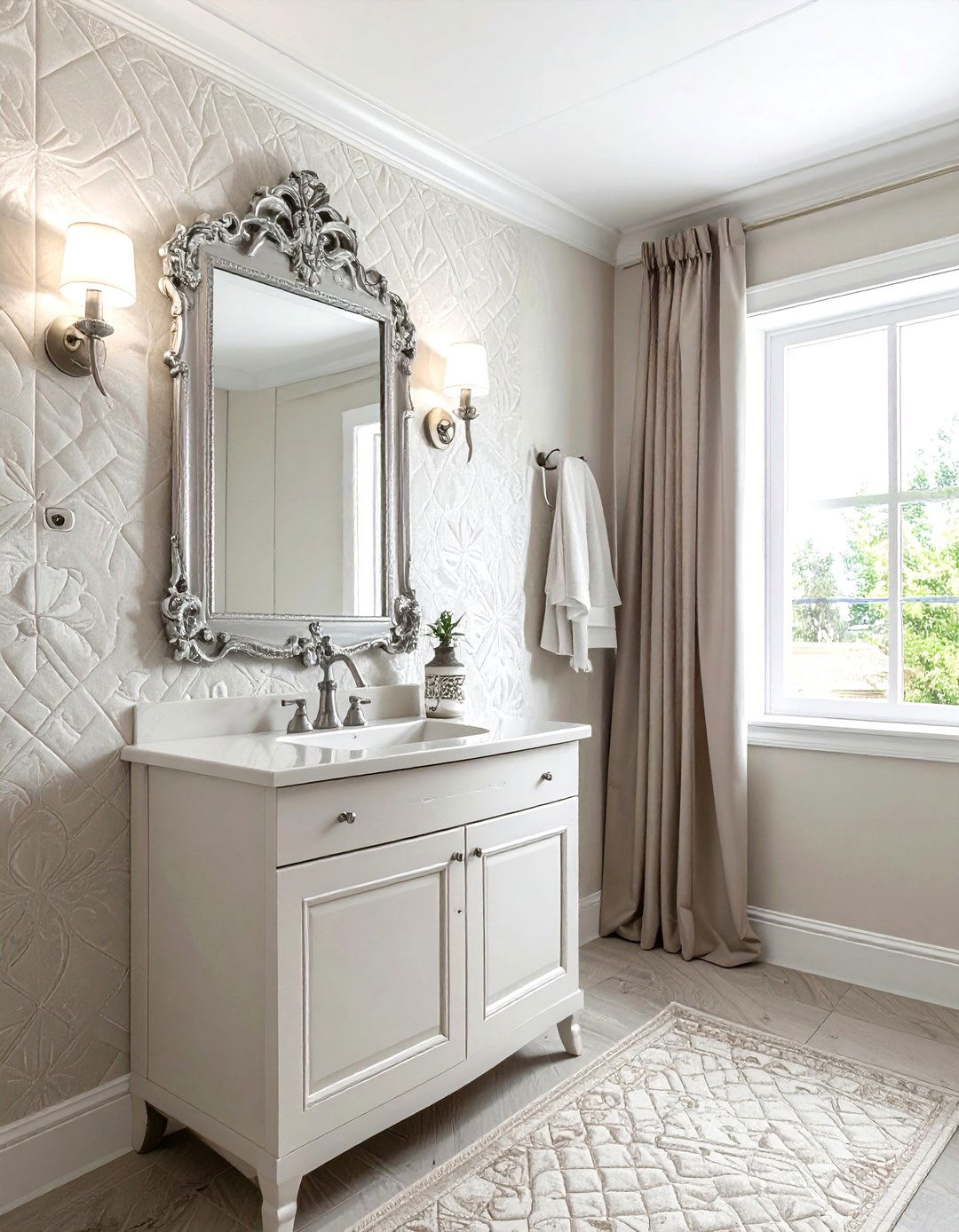 Textured Bathroom Wallpaper - 30 bathroom wall texture ideas