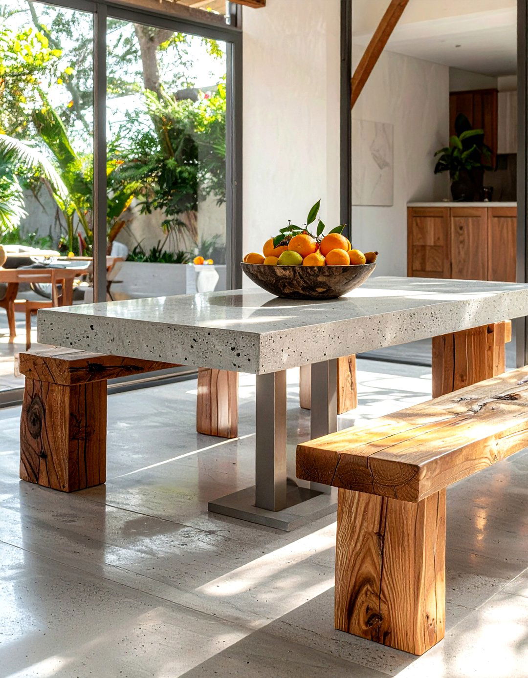 30 Concrete Dining Table Ideas for a Sturdy and Stylish Space