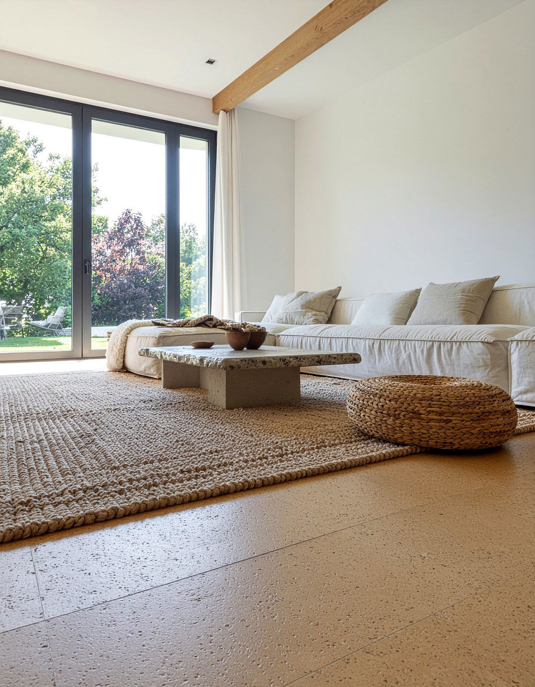Textured Cork Floor Living Room - 30 living room cork flooring ideas