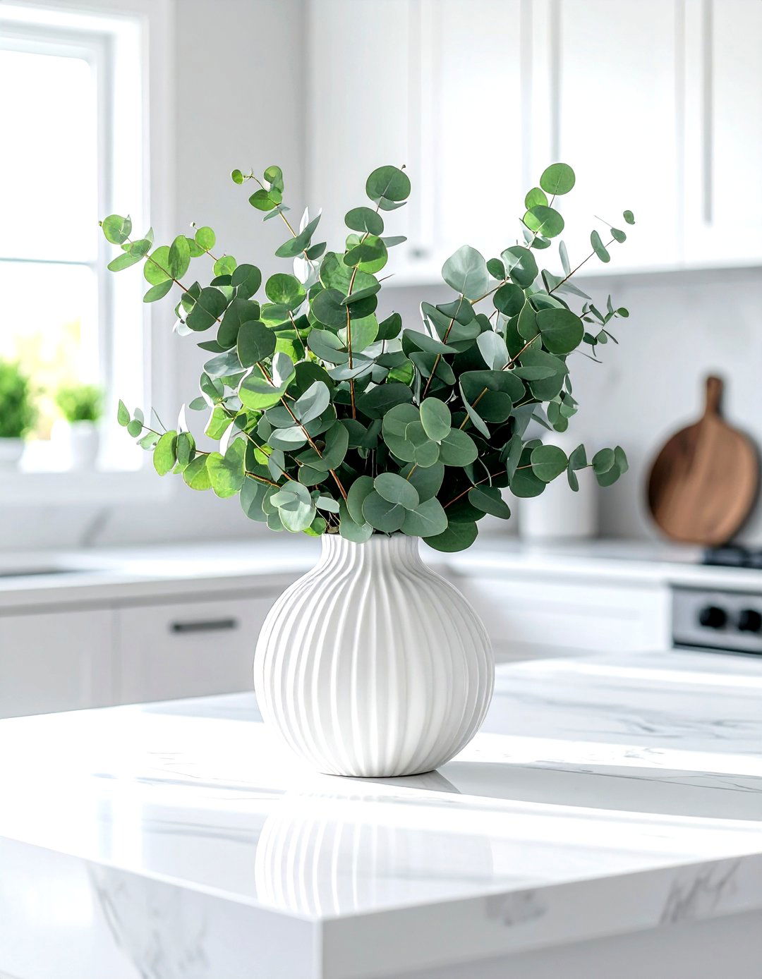 Textured Decorative Vase - 30 kitchen finishing touches ideas