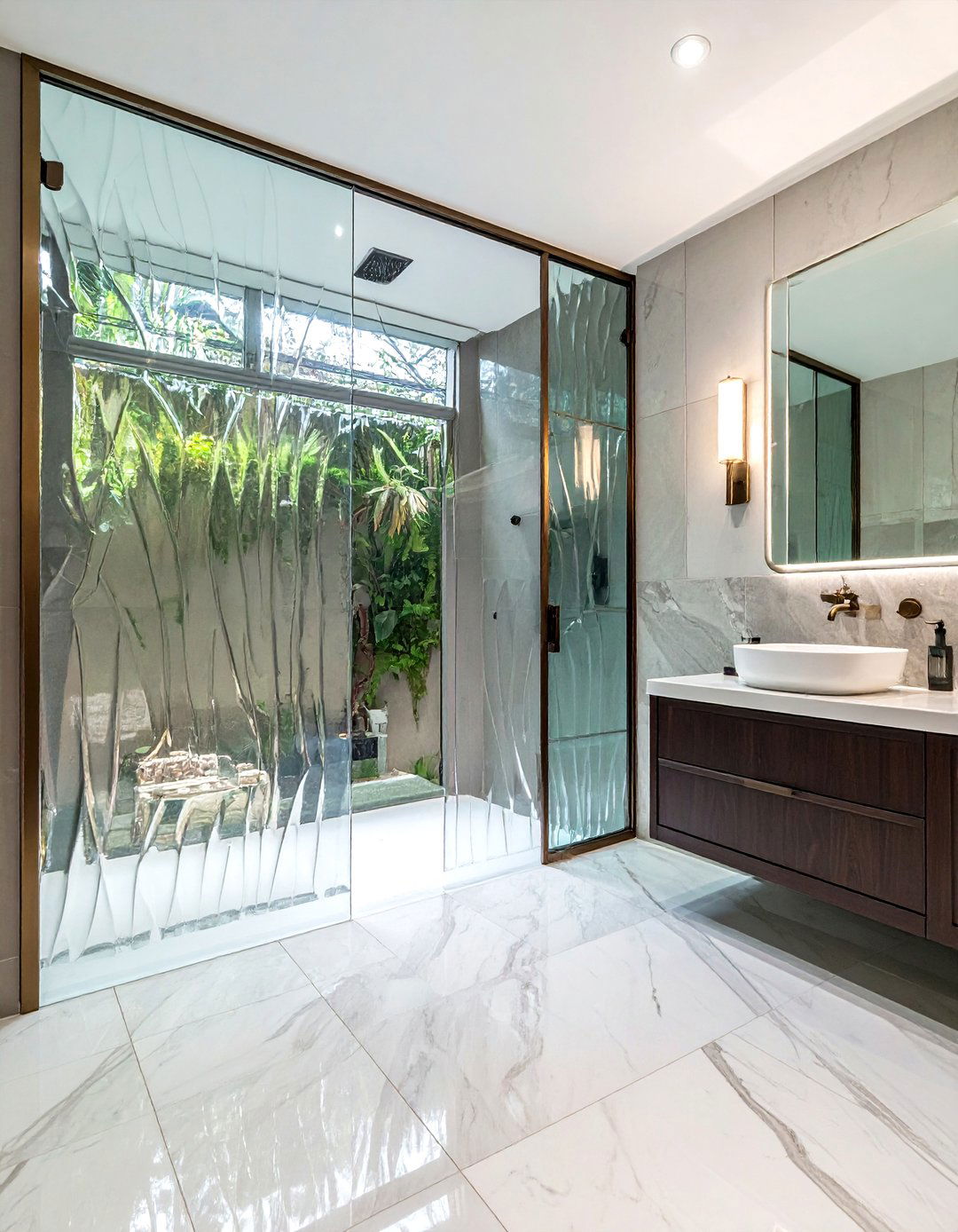 Textured Glass Bathroom Window - 30 bathroom window ideas