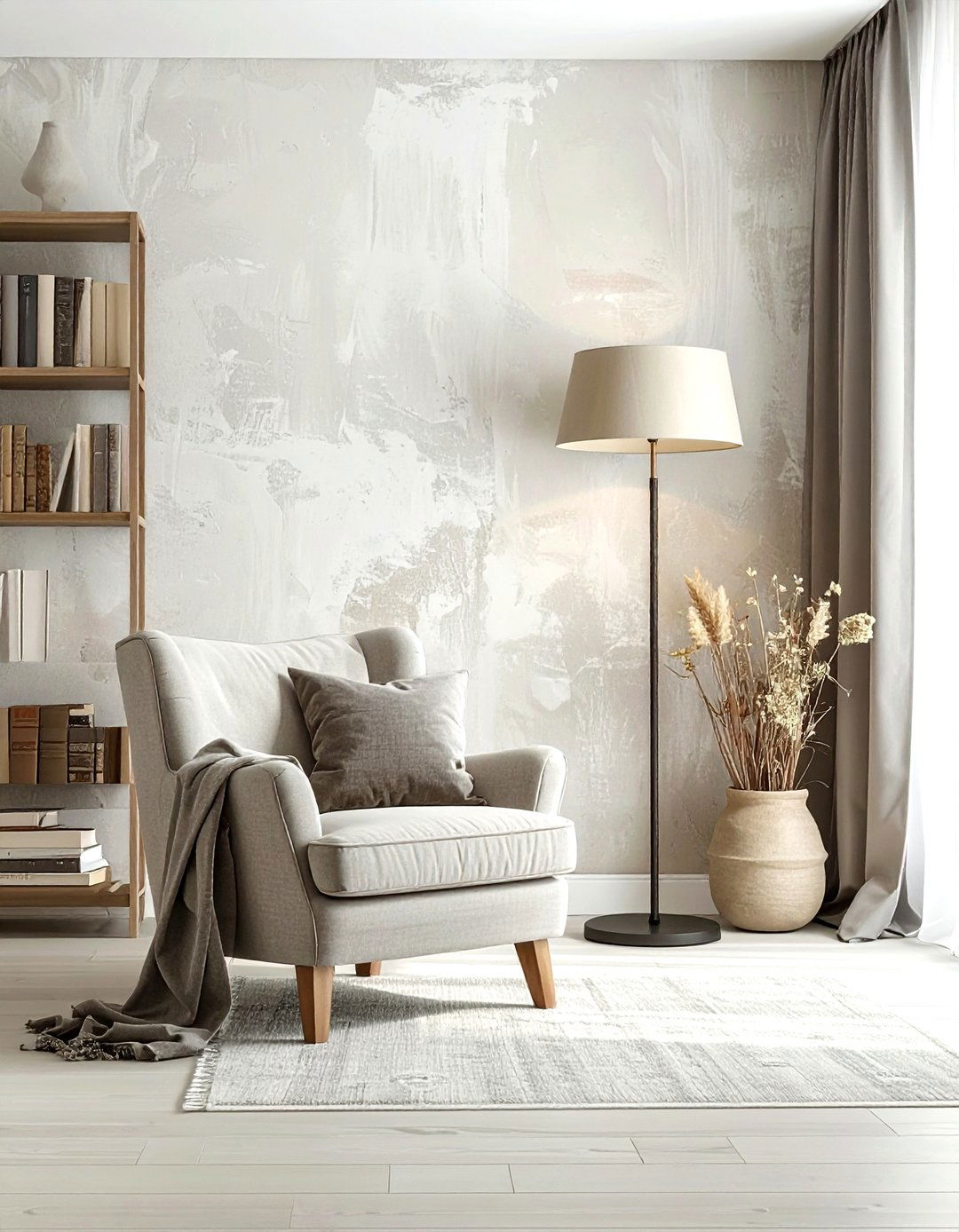 Textured Linen Wallpaper - 30 accent wallpaper ideas