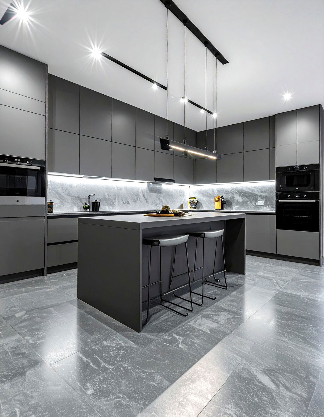 Textured Linoleum Kitchen - 30 linoleum floor kitchen ideas