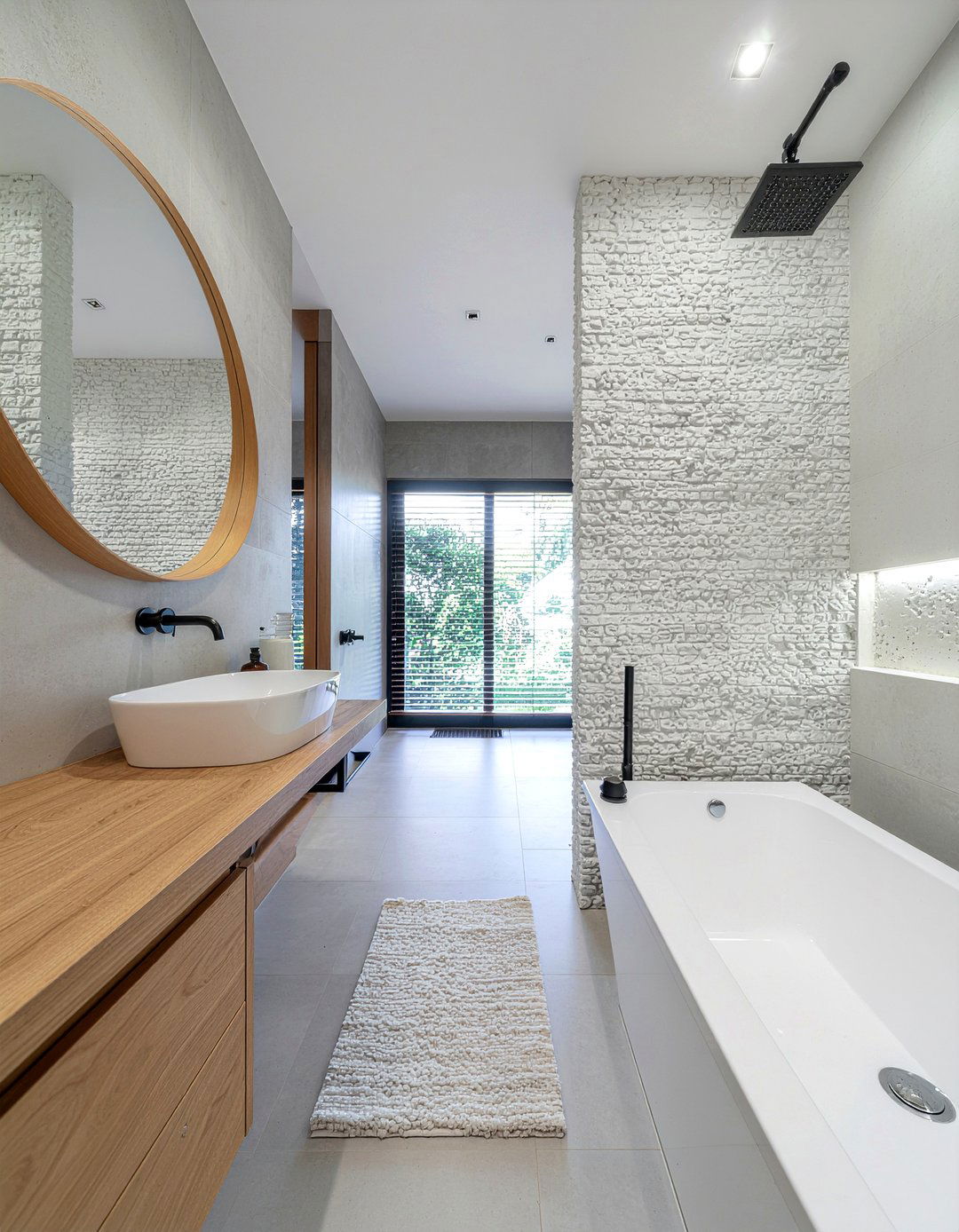 30 Rustic Modern Bathroom Ideas for a Sleek and Natural Look