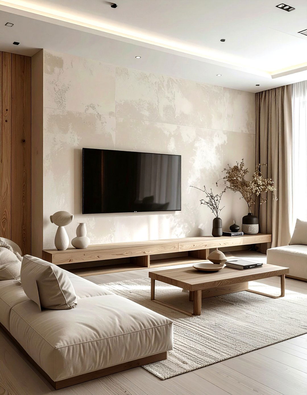 Textured Plaster Tv Wall - 30 living room tv ideas