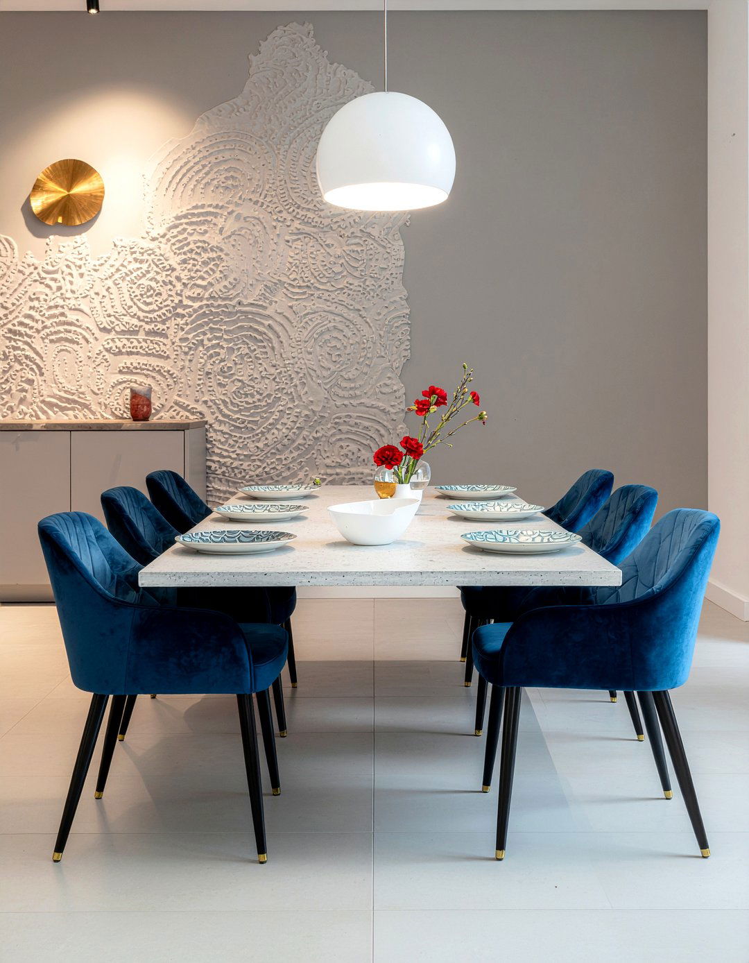 Textured Rim Plates - 30 dinnerware dining room ideas