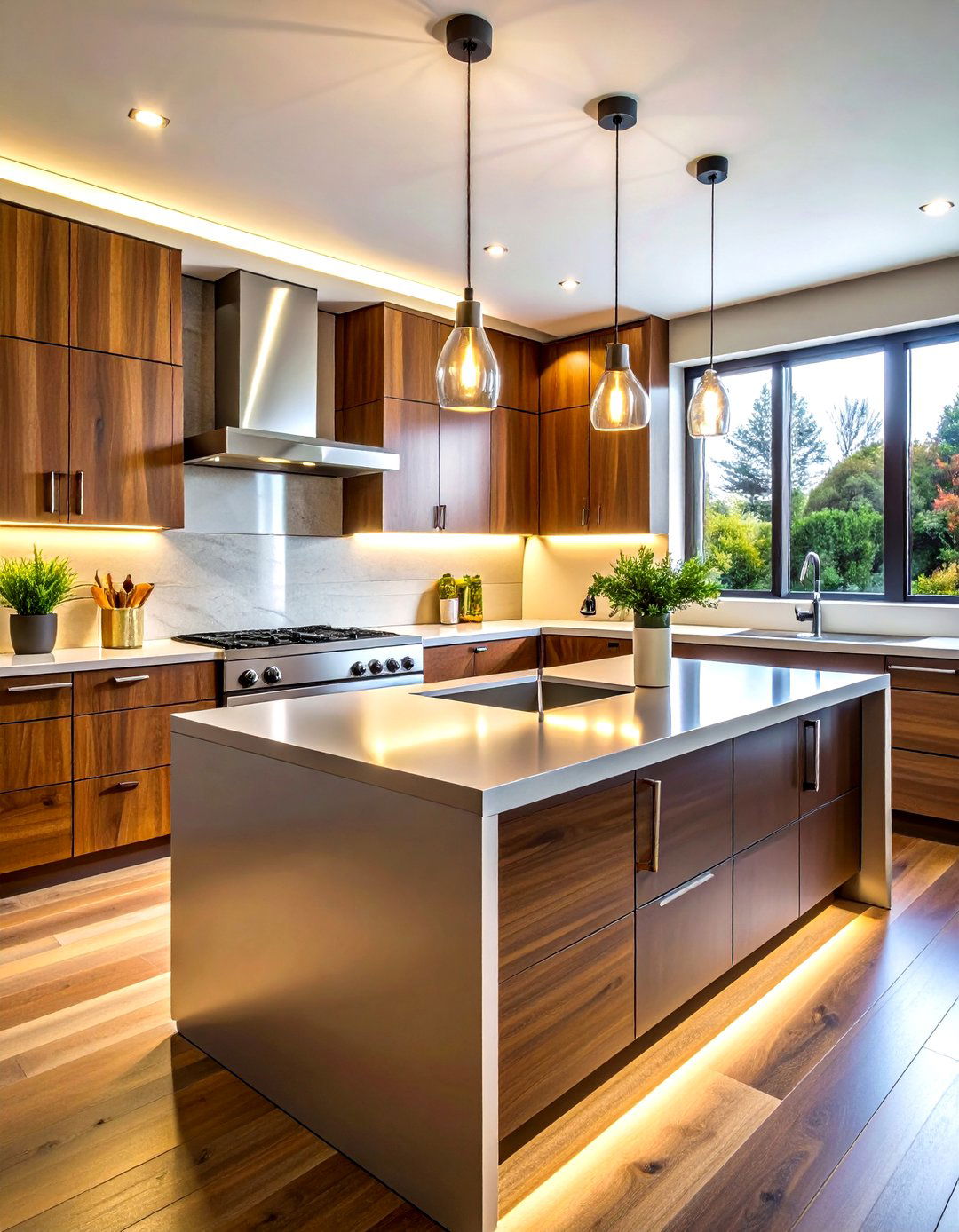 Textured Stainless Steel Metal - 30 stainless steel backsplash kitchen ideas