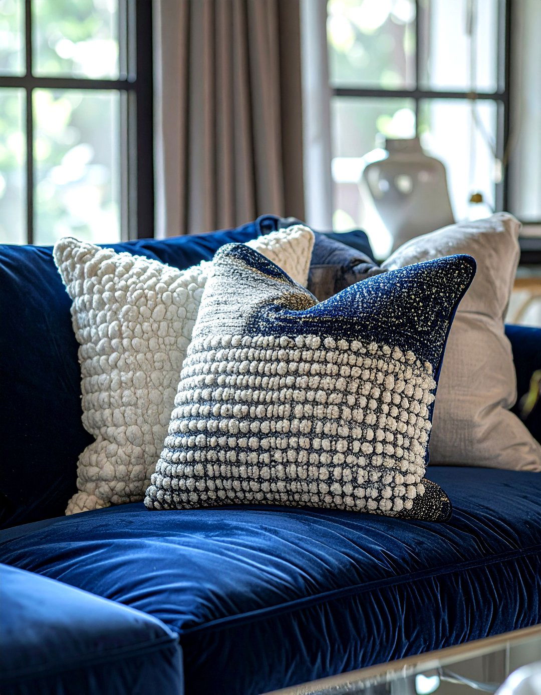 Textured Throw Pillow - 30 throw pillow ideas