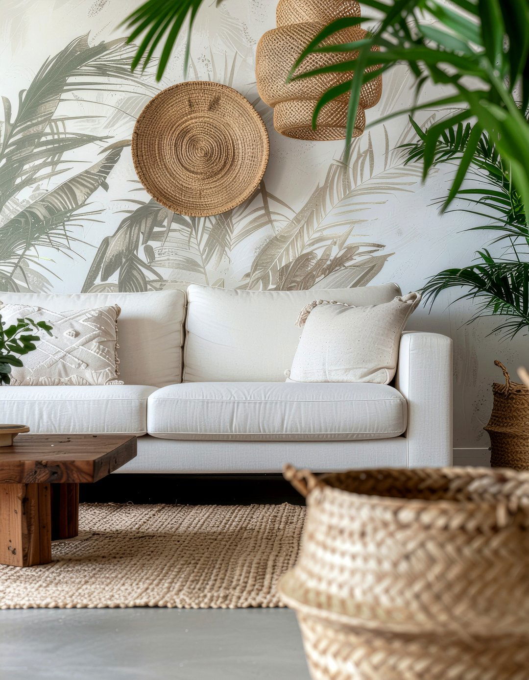 Textured Tropical Wallpaper - 30 living room tropical wallpapers