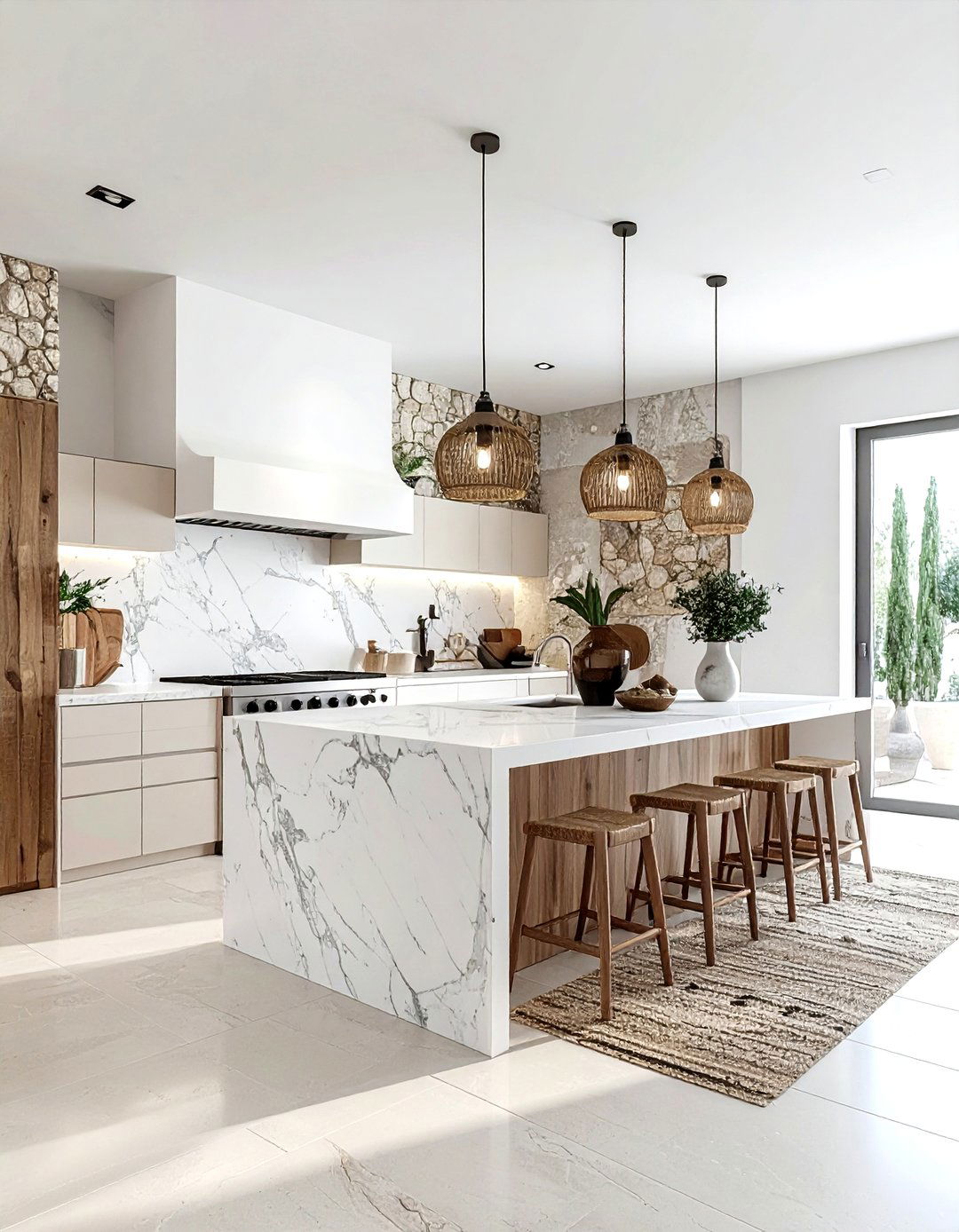 Textured Tuscan kitchen - 30 Tuscan kitchen ideas