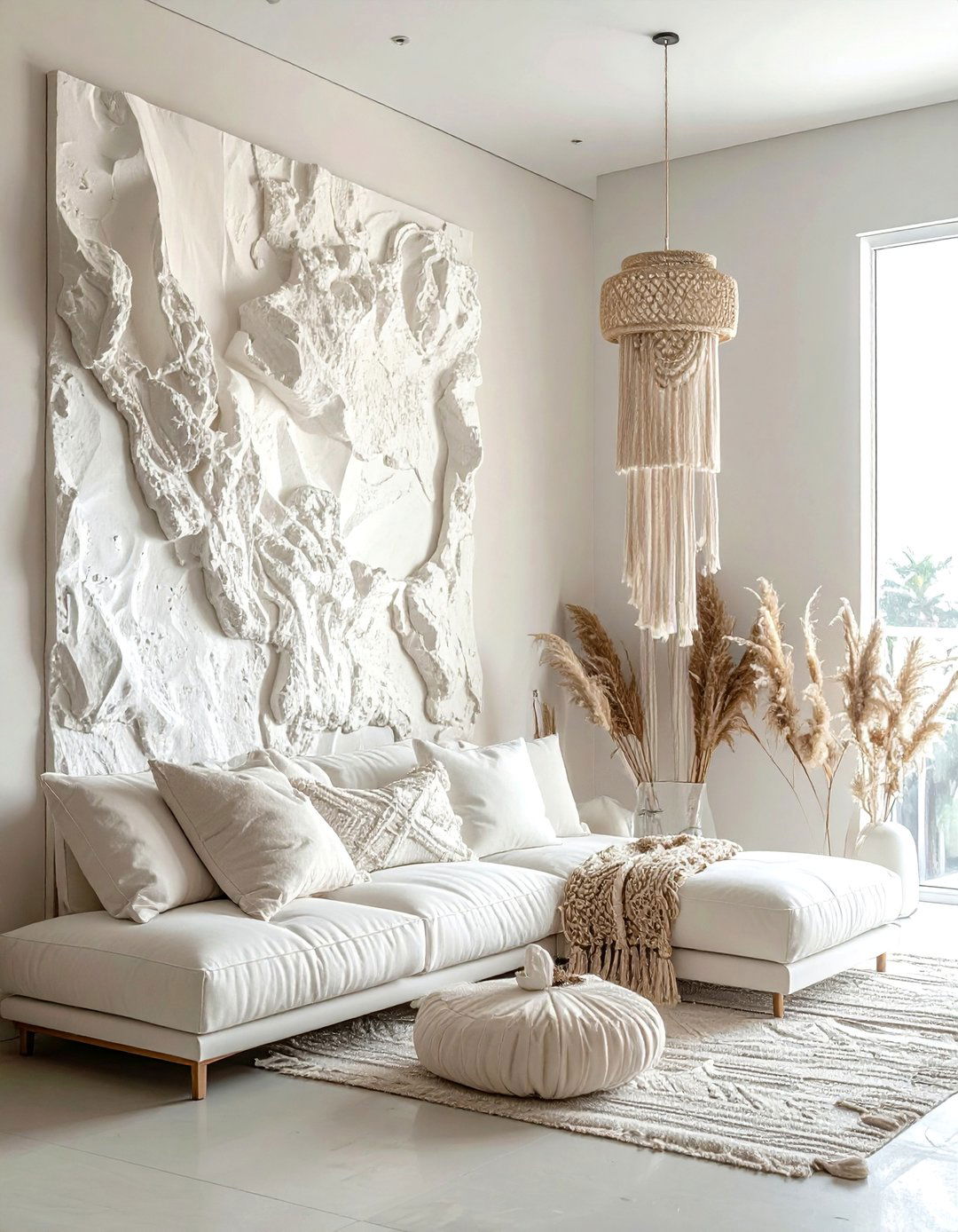 Textured Wall Art - 30 relaxing decor ideas