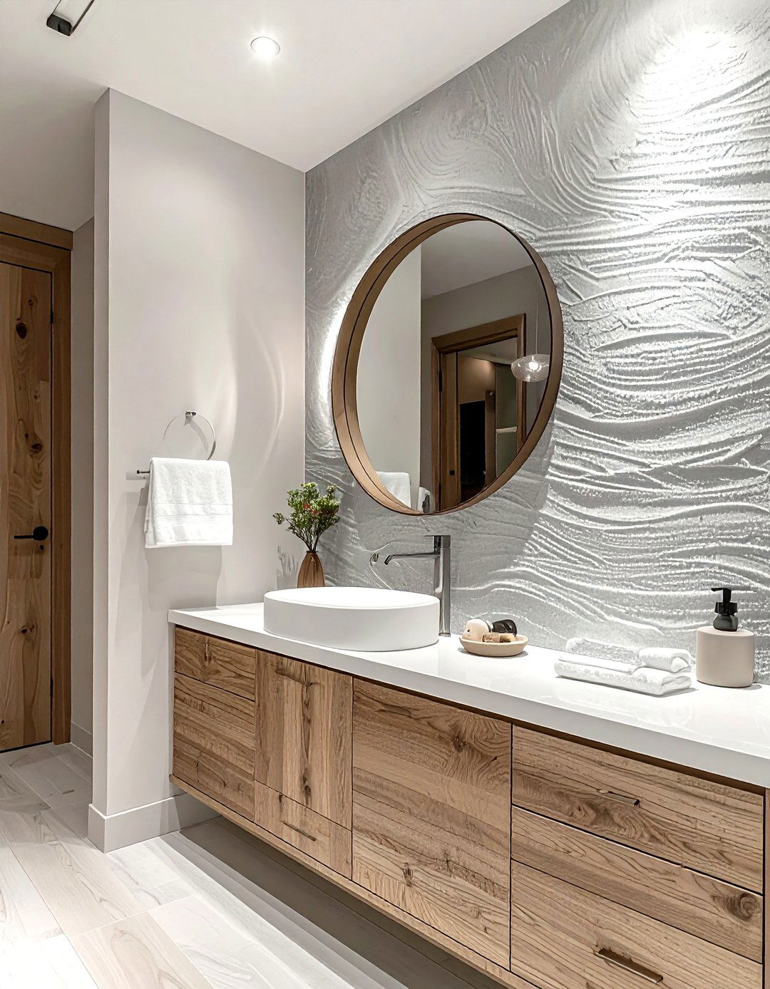 Textured Wall Covering - 30 bathroom soft settings