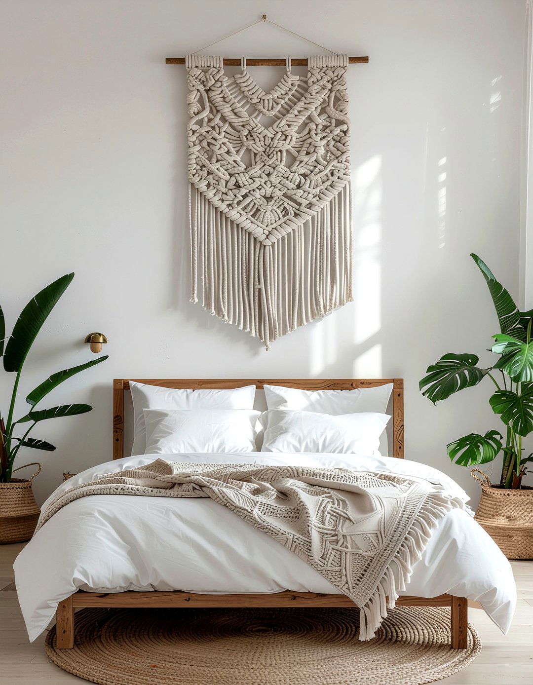 Textured Wall Hanging - 30 effortless decor ideas