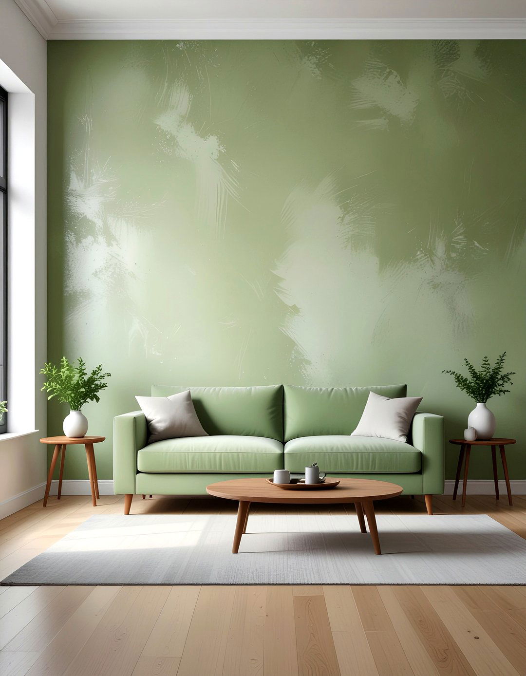 Textured Wall Paint - 30 dramatic living room ideas