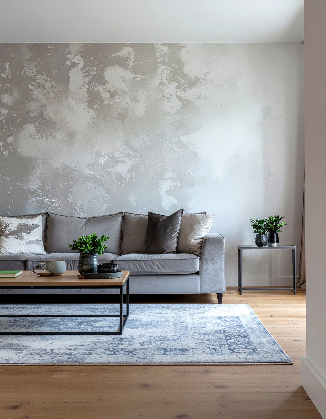 Textured Wall Paint - 30 hotel bedroom ideas