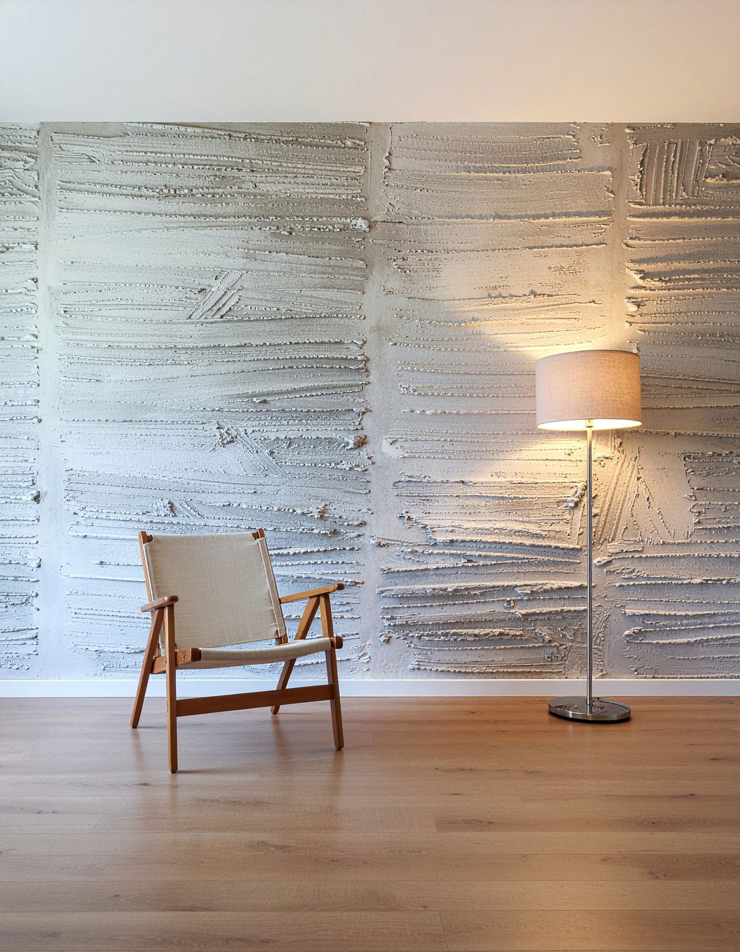 Textured concrete finish - 30 concrete living room ideas