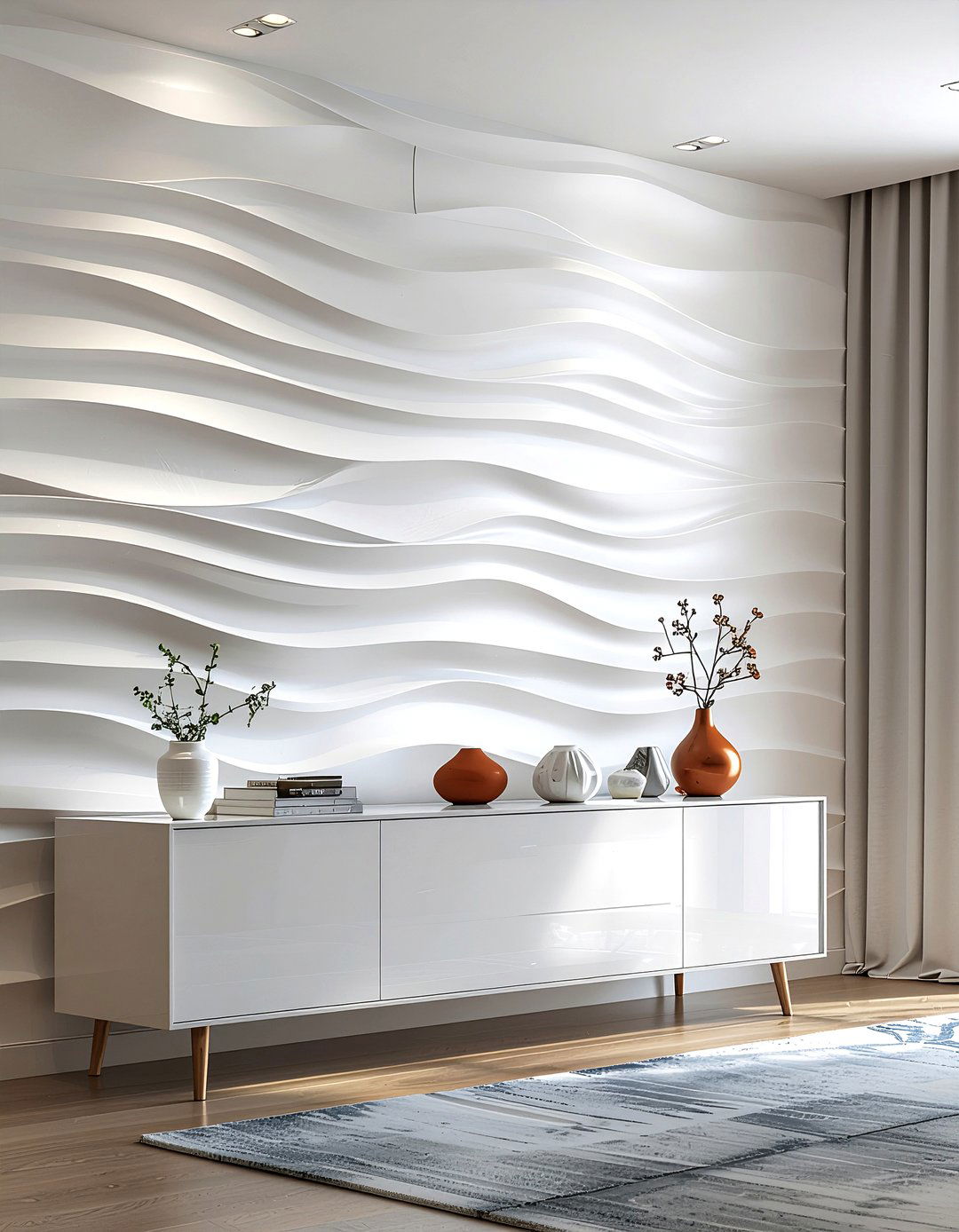 Textured d wall panel - 30 feature wall ideas