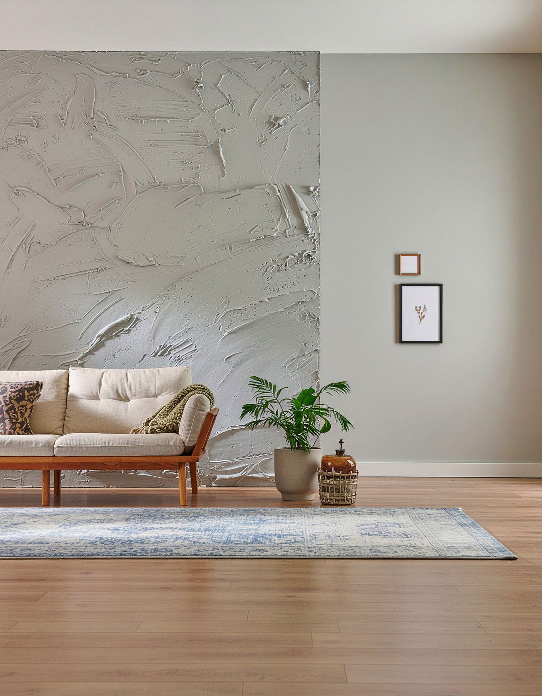 Textured gray wall living room - 30 living room gray walls