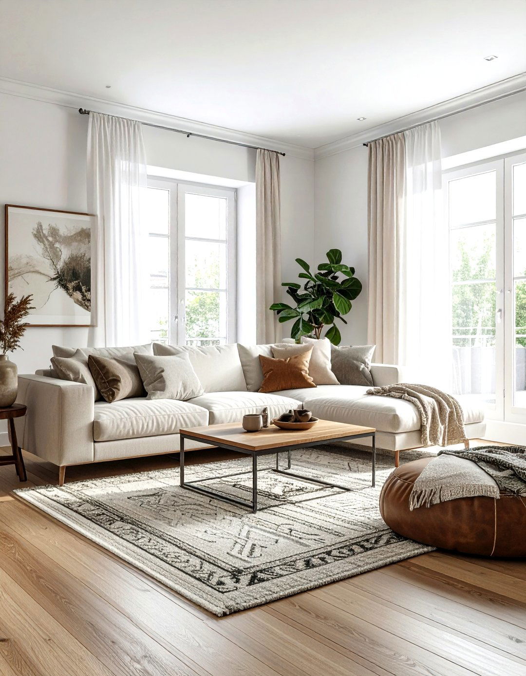 Textured living room decor - 30 living room staging ideas