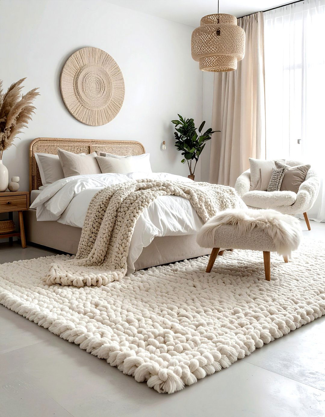 Textured neutral bedroom - 30 trending decor ideas