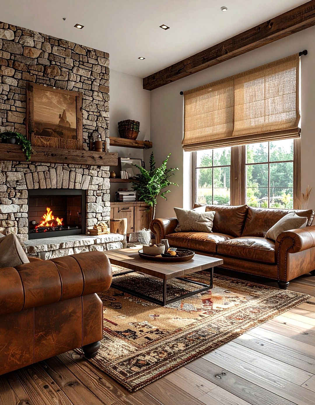 Textured roman shade - 30 roman shade ideas