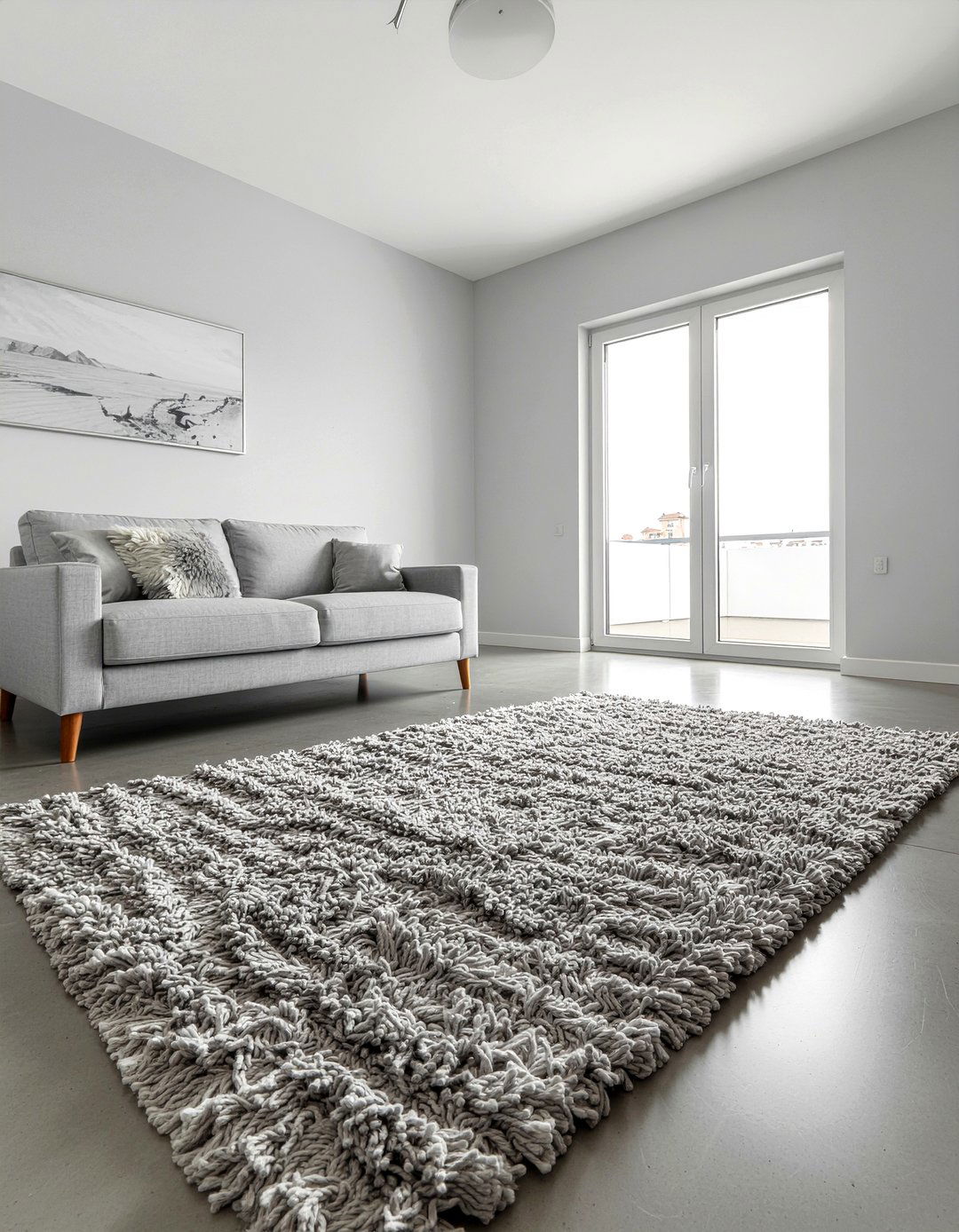 Textured shag rug - 30 living room shag rugs