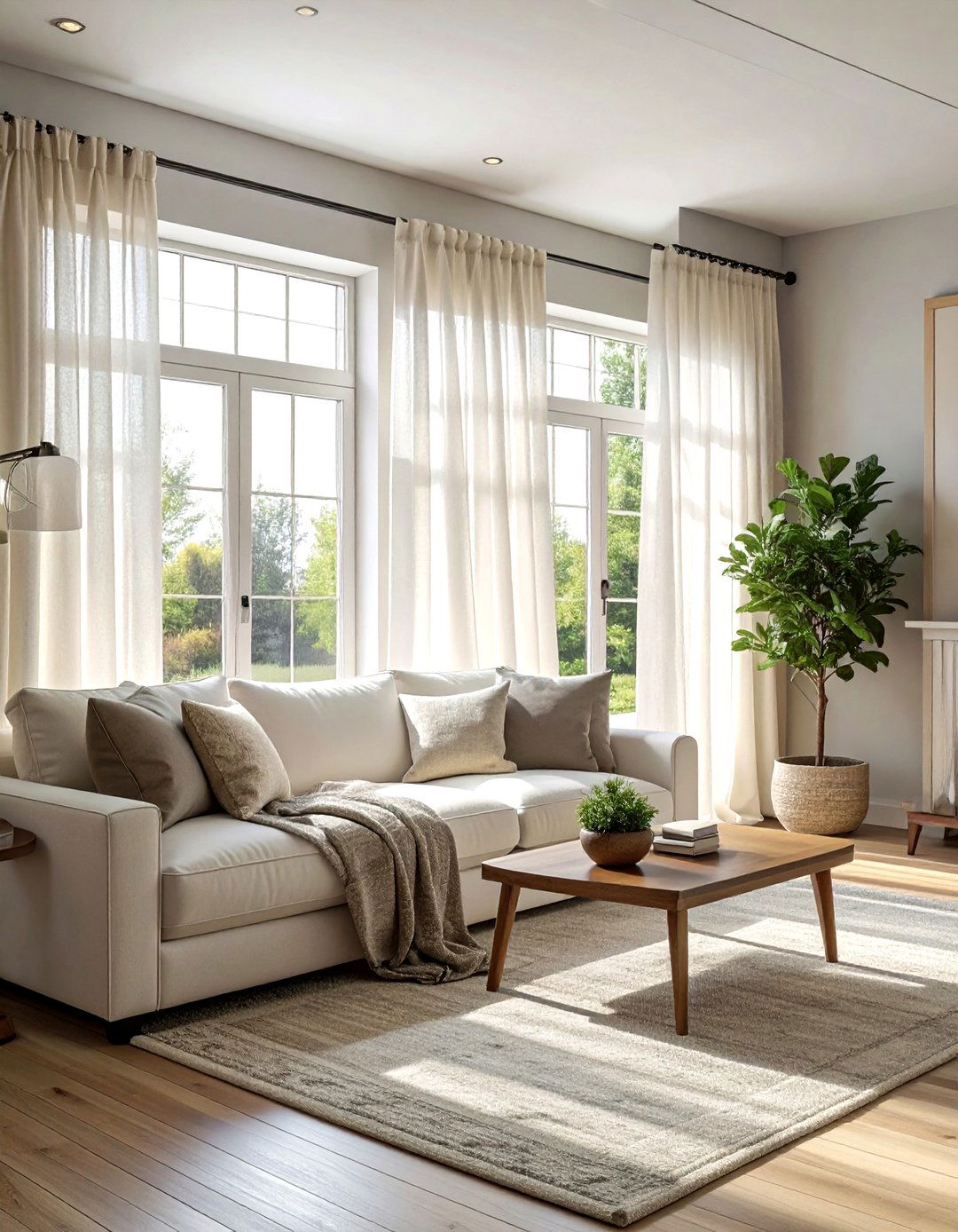 Textured sheer curtains - 30 sheer curtain ideas