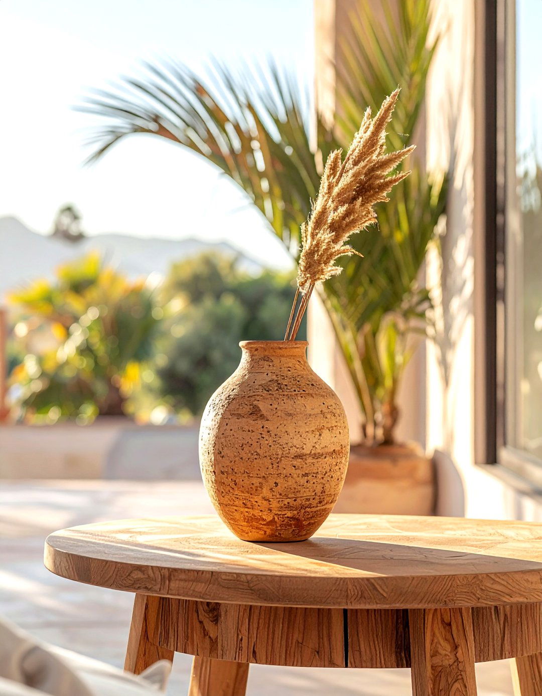 Textured terracotta vase - 30 modern vase ideas
