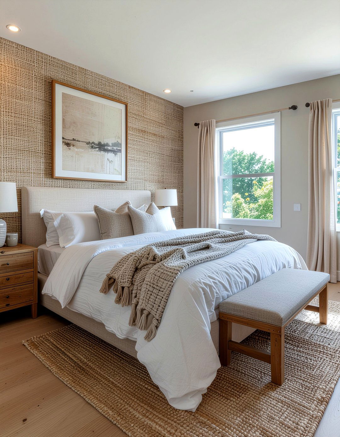 Textured wallpaper bedroom - 30 bedroom modern wallpapers