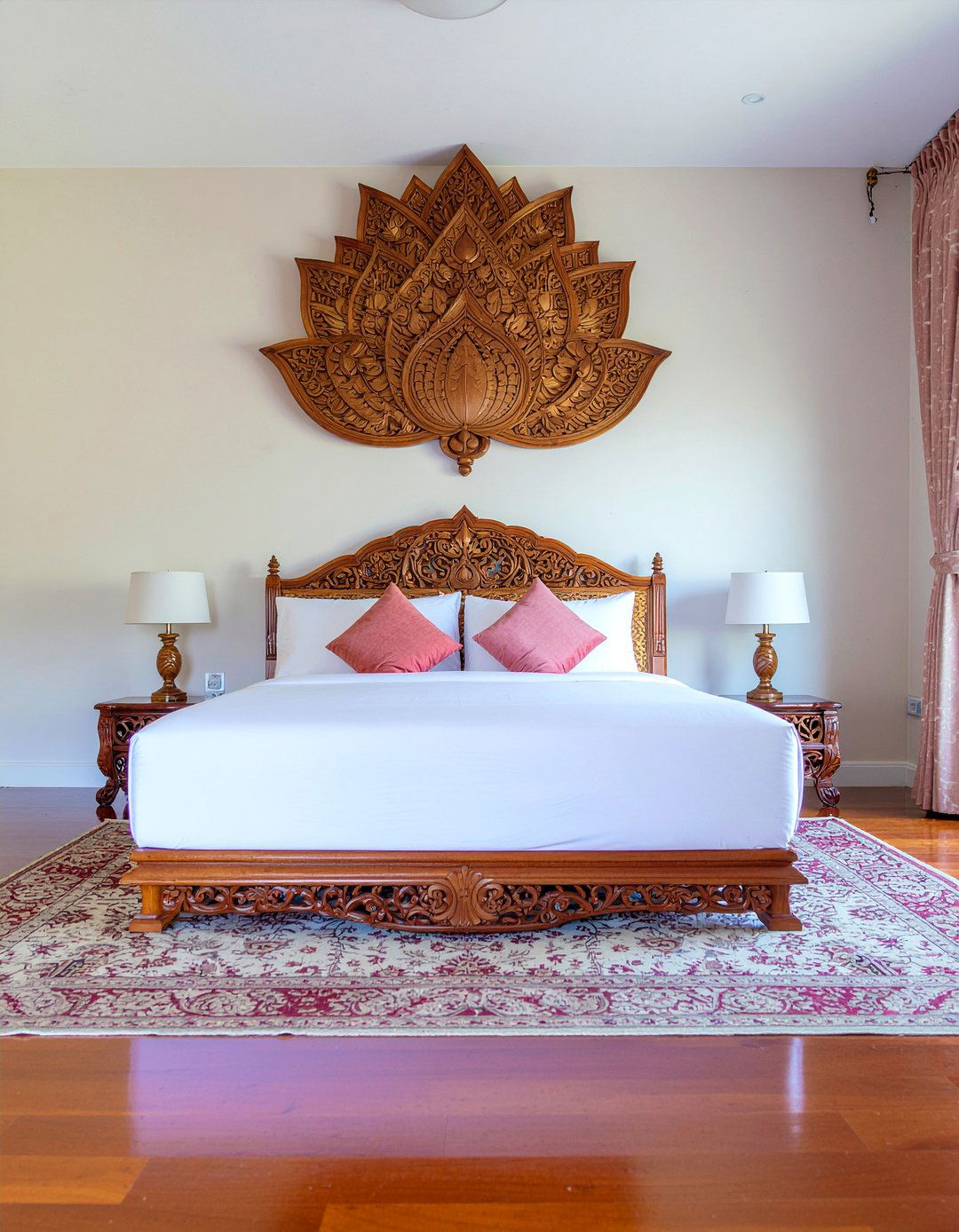 Thai Lotus Motif Bedroom - 30 Thai bedroom ideas