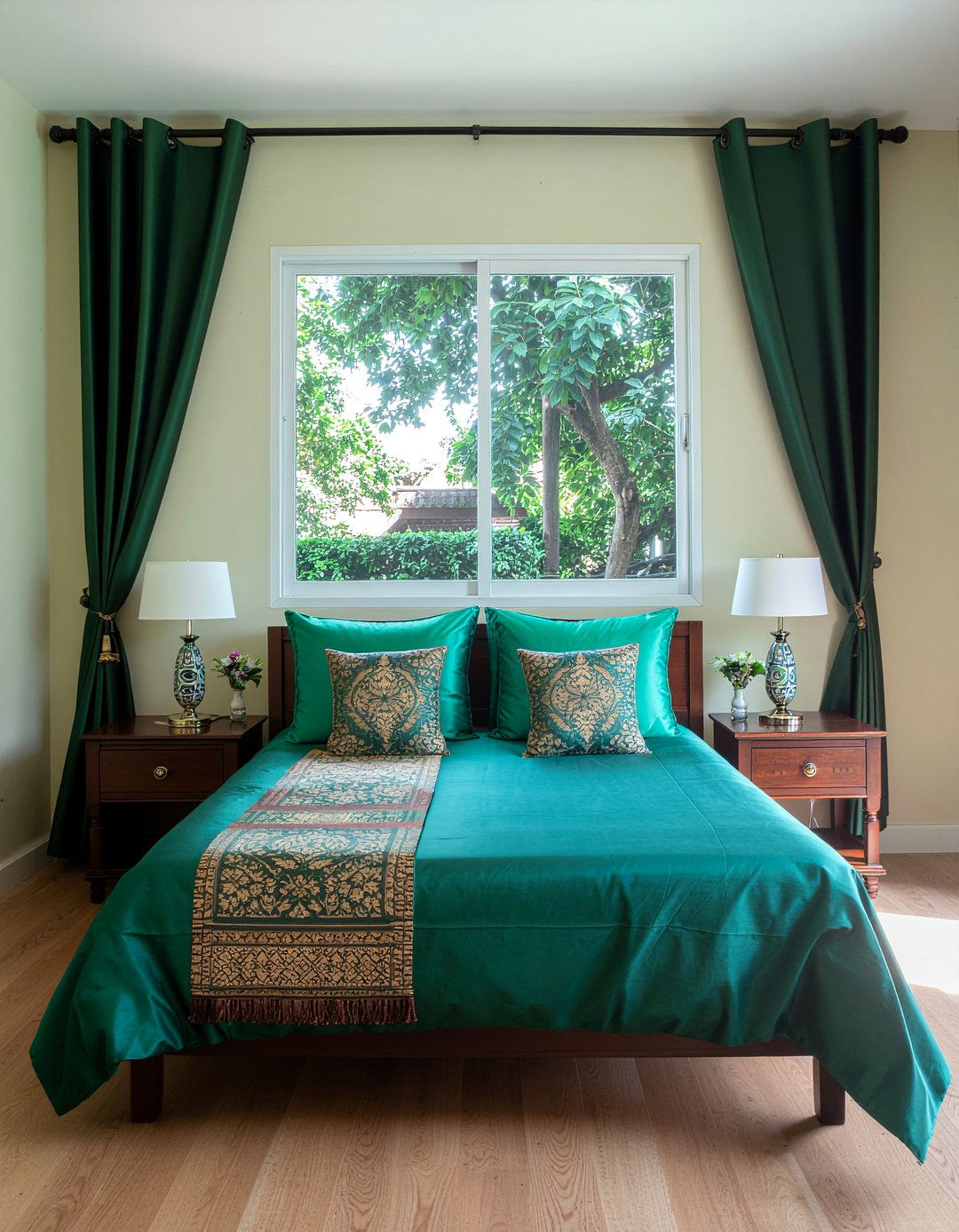 Thai Silk Textile Bedroom - 30 Thai bedroom ideas
