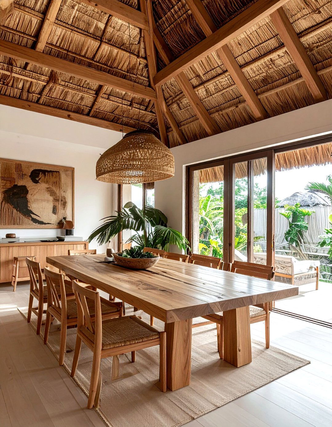 Thatch Roof Dining Room - 30 South African dining room ideas