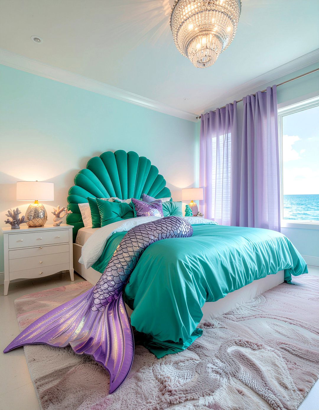 The Little Mermaid - 30 Disney bedroom ideas