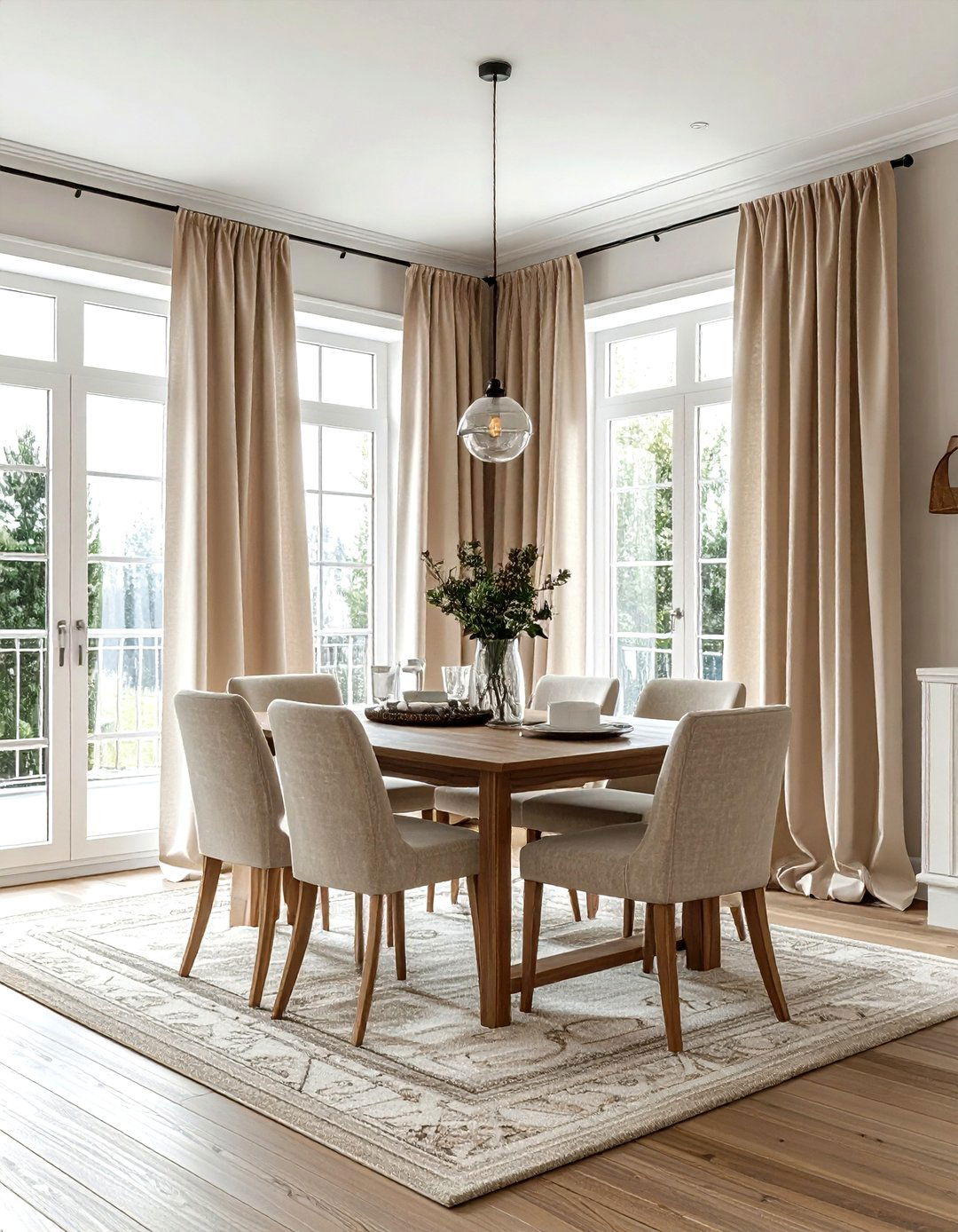 Thermal Insulated Curtains - 30 dining room curtain ideas