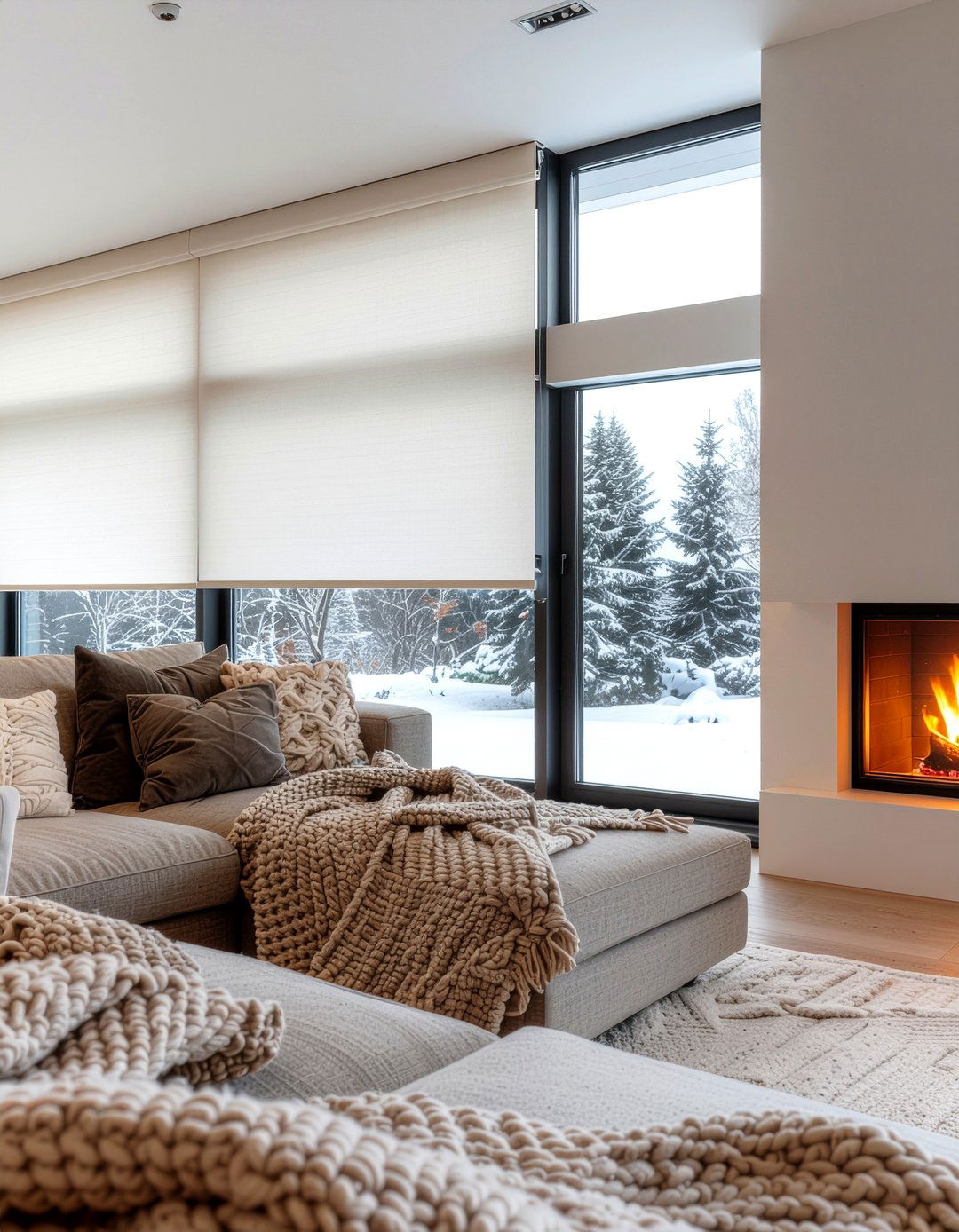 Thermal insulated blinds - 30 living room blinds