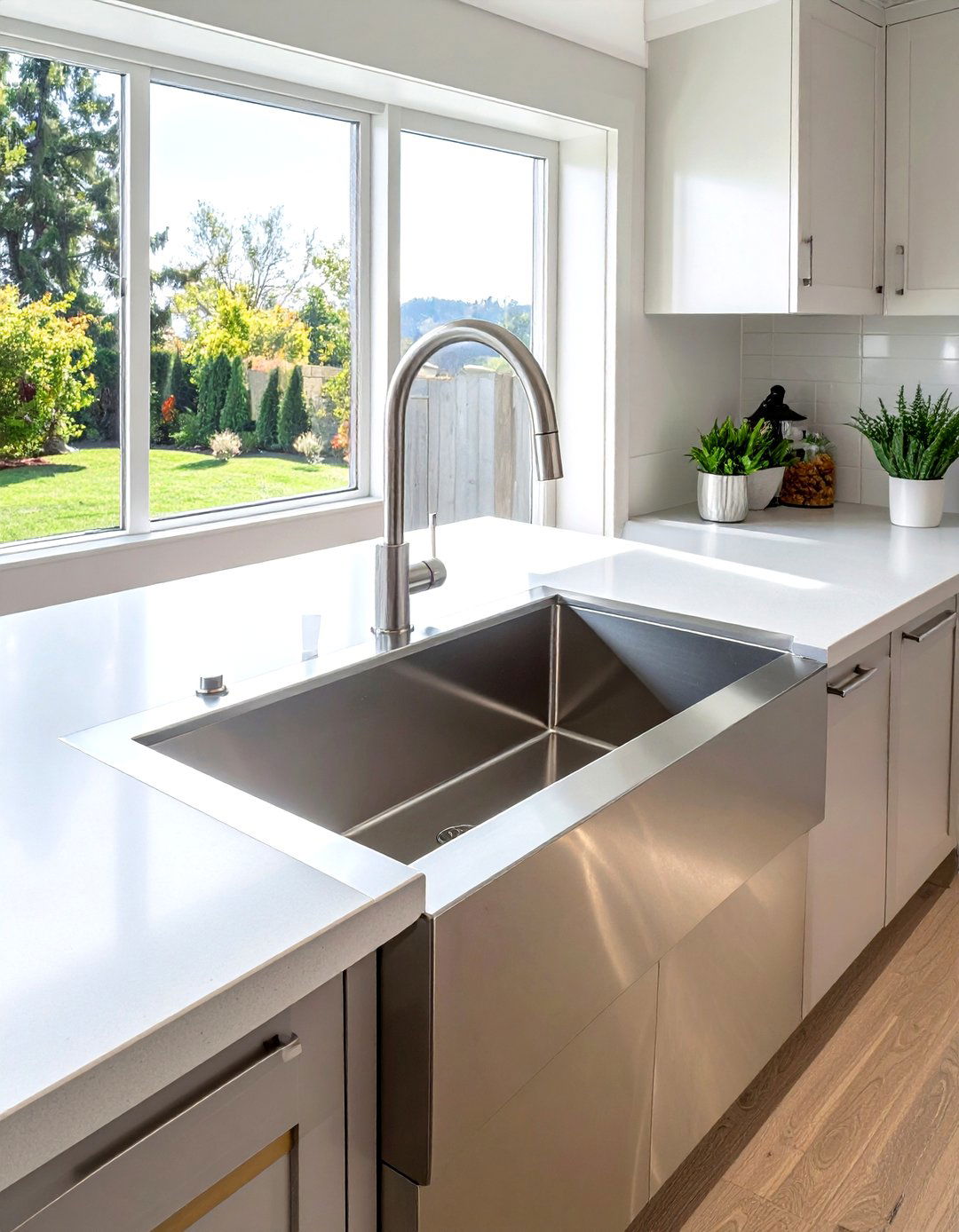 Thick Gauge Stainless Steel Sink - 30 stainless steel sink kitchen ideas