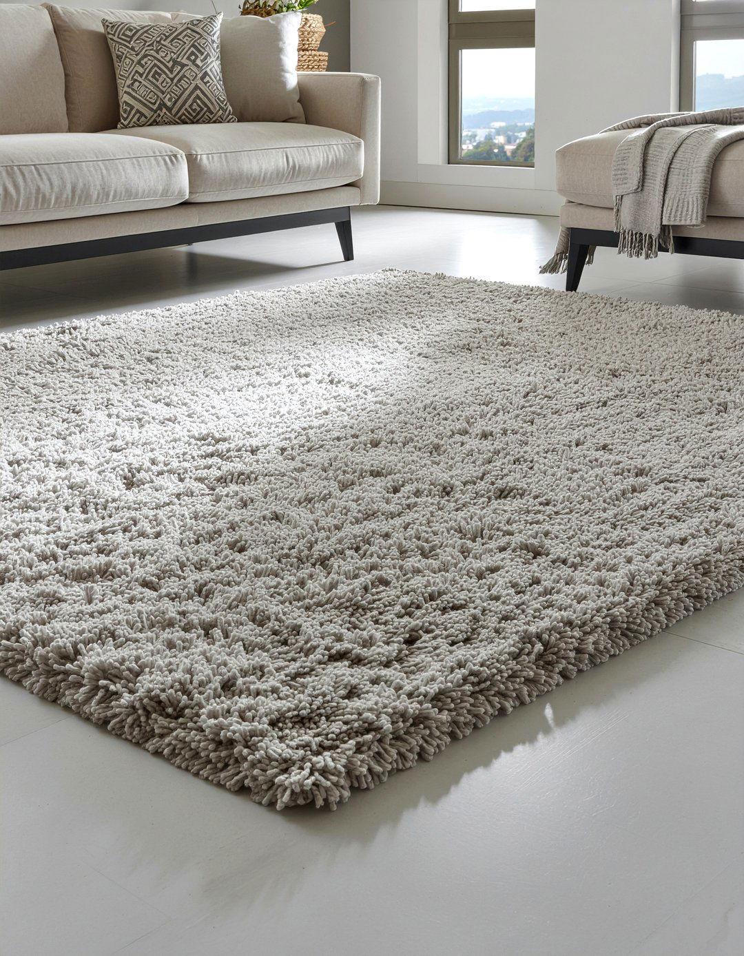 Thick shag rug - 30 living room shag rugs