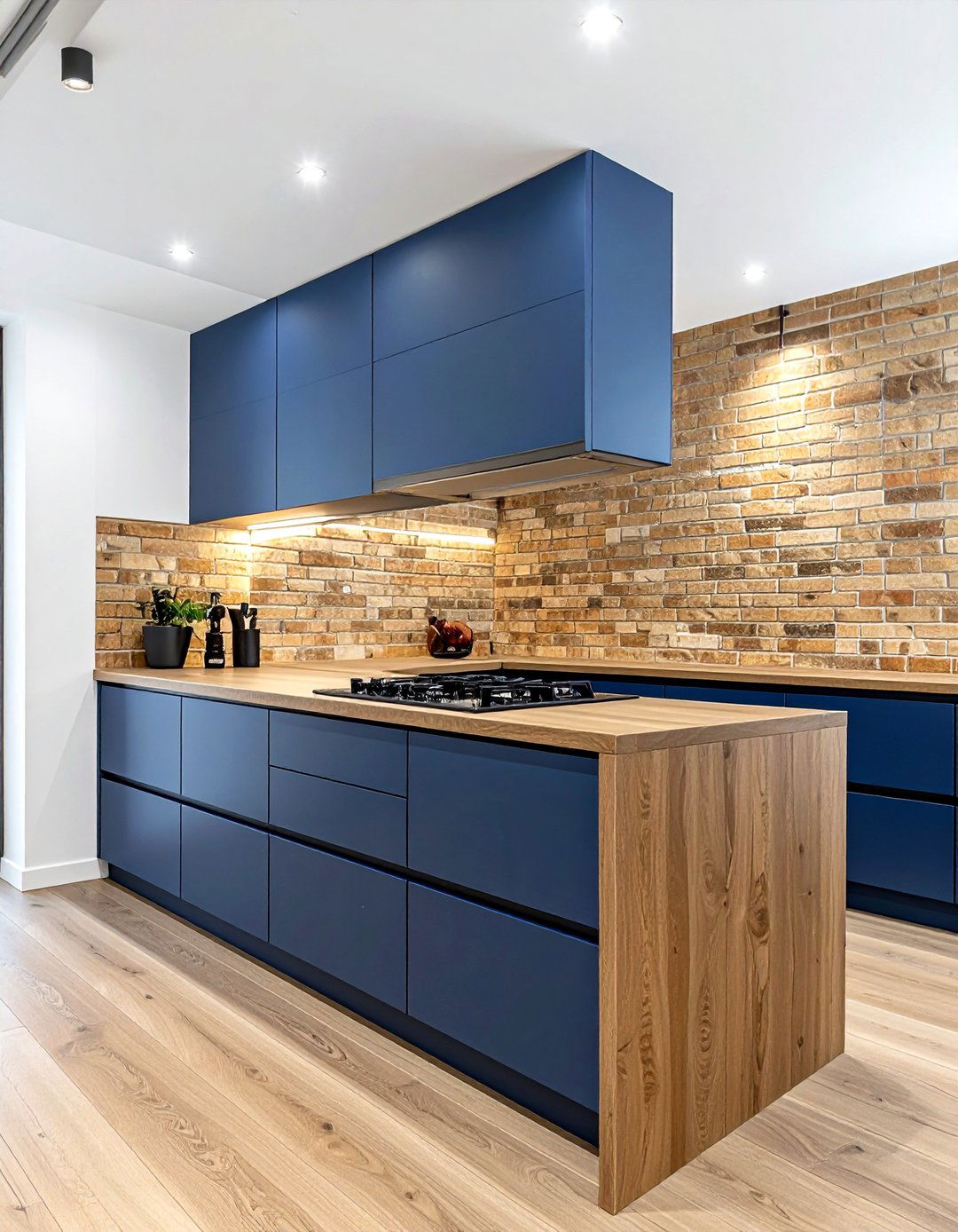 Thin Brick Veneer Backsplash - 30 brick kitchen ideas