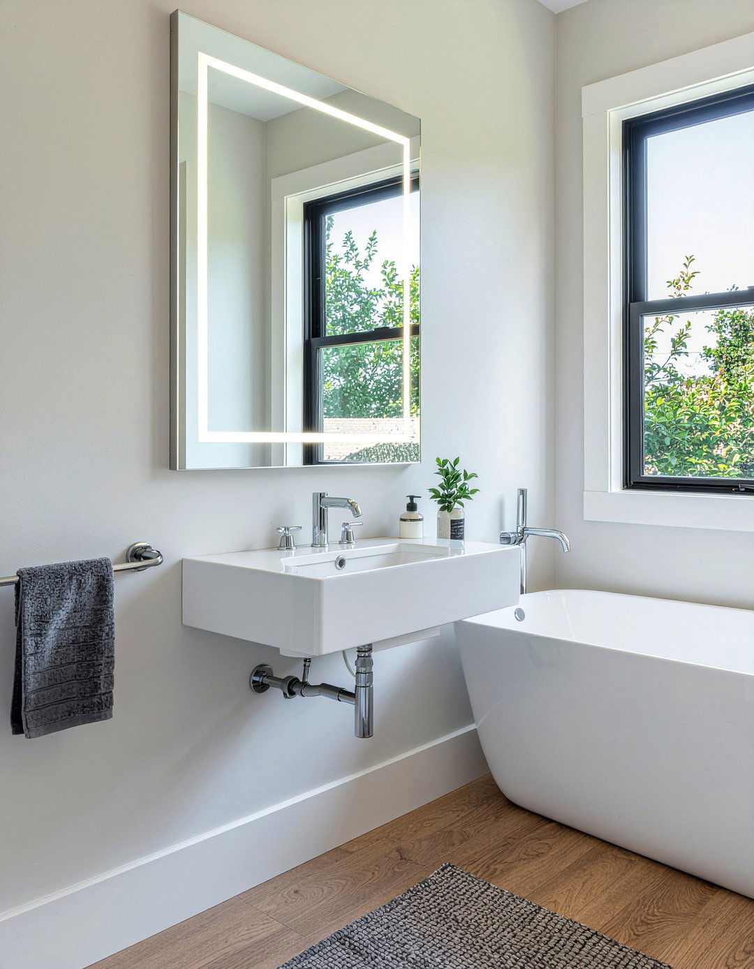 30 Lighted Mirror Bathroom Ideas for a Modern Glow