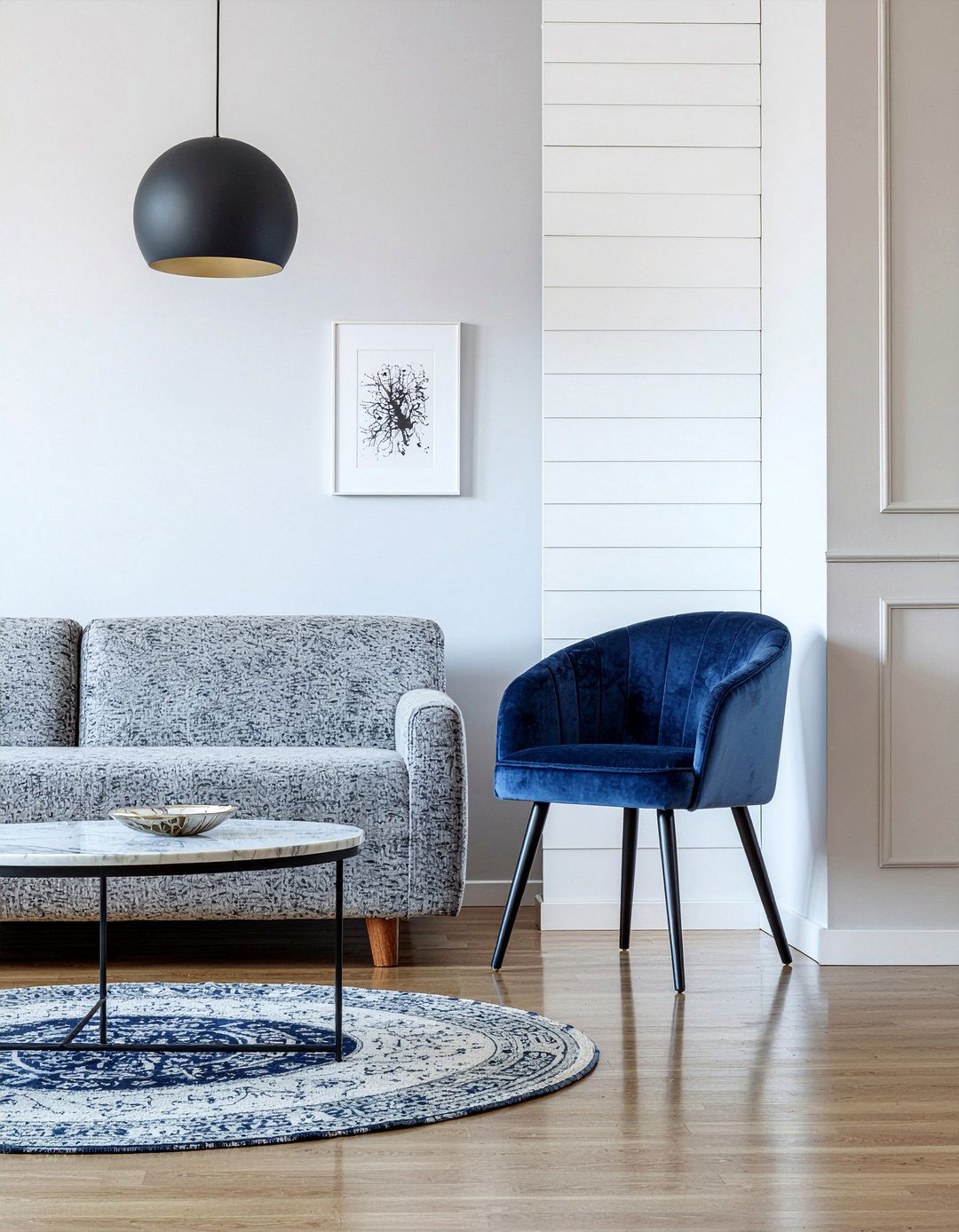 Thin Slat Shiplap Paneling - 30 living room shiplap walls