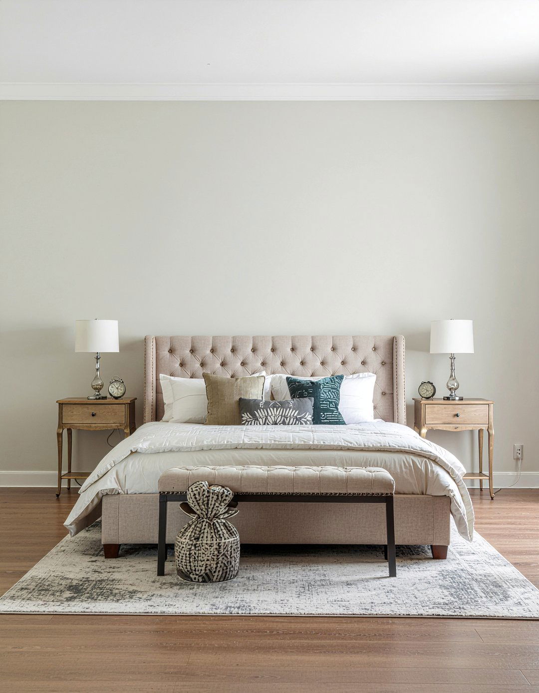 Thin Vertical Stripe Wallpaper - 30 bedroom minimalist wallpapers