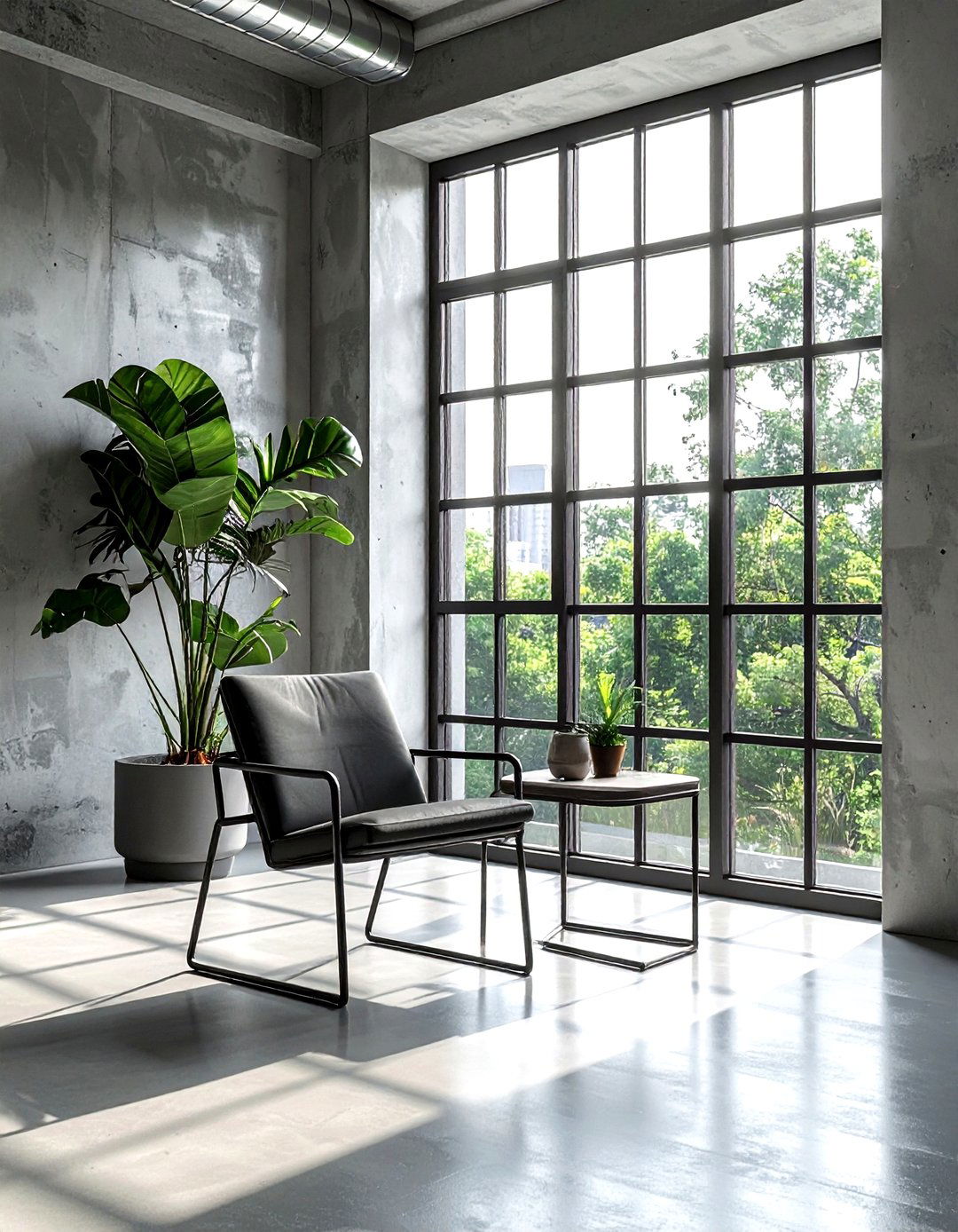 Thin steel frame window - 30 living room window design ideas