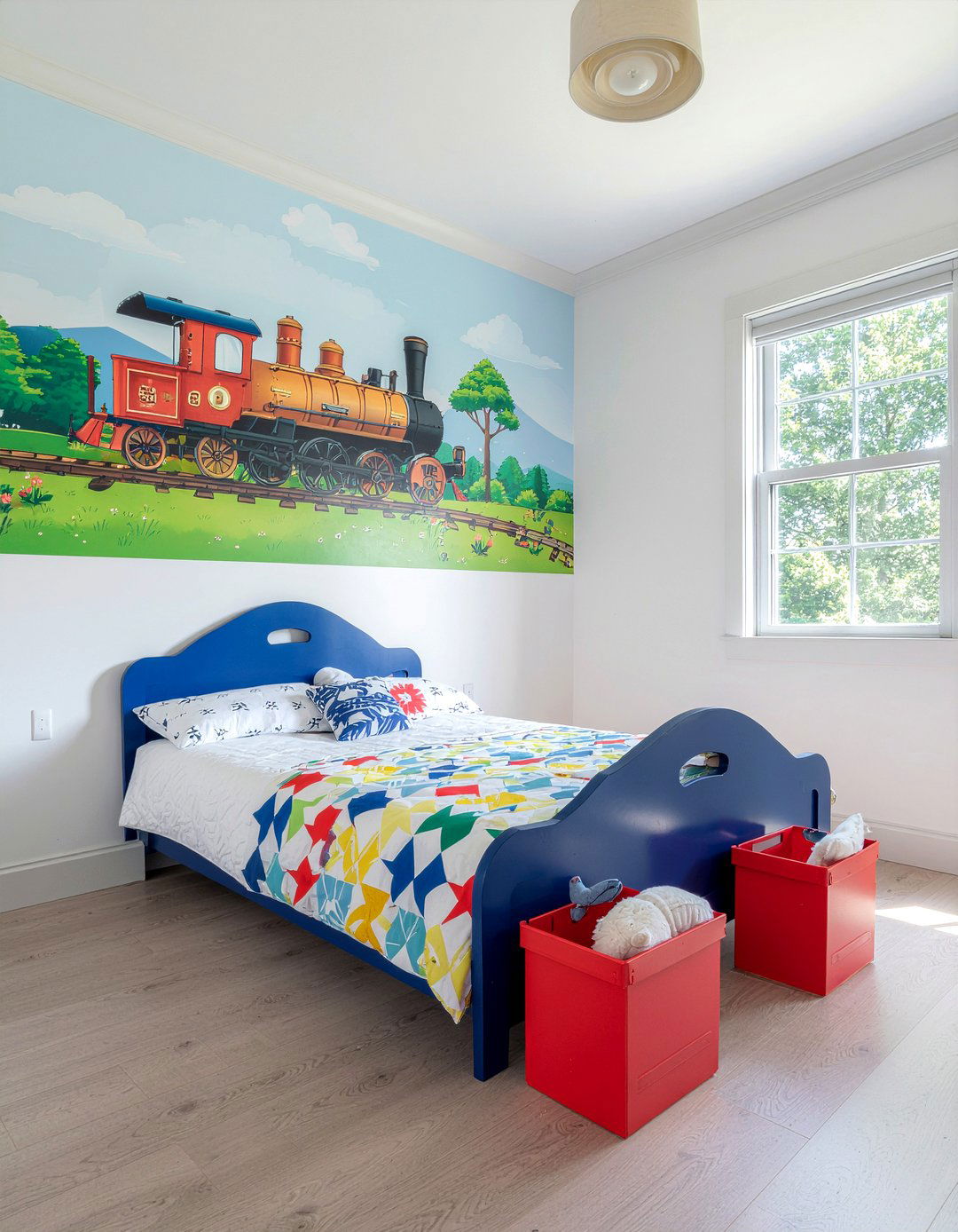 Thomas Tank Engine - 30 train bedroom ideas