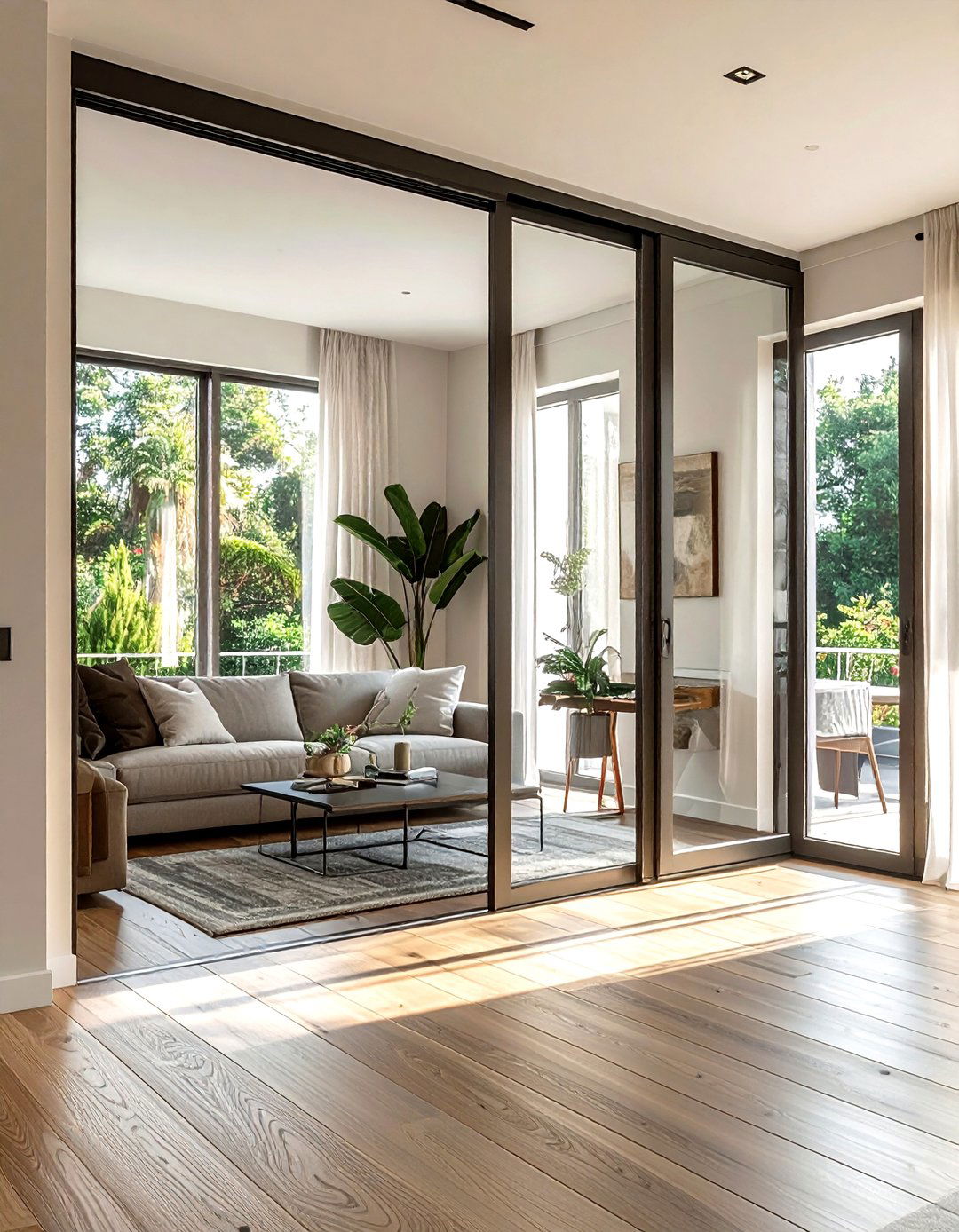 Three panel bifold doors - 30 living room bifold doors