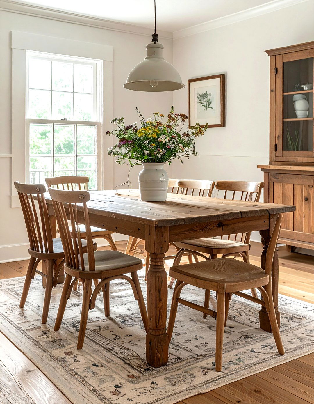 Thrift store dining table - 30 inexpensive dining room ideas